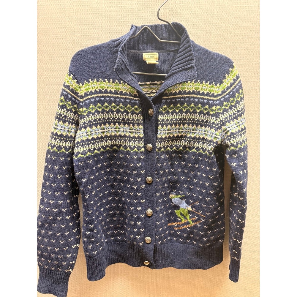 Vintage L.L. Bean wool ski sweater